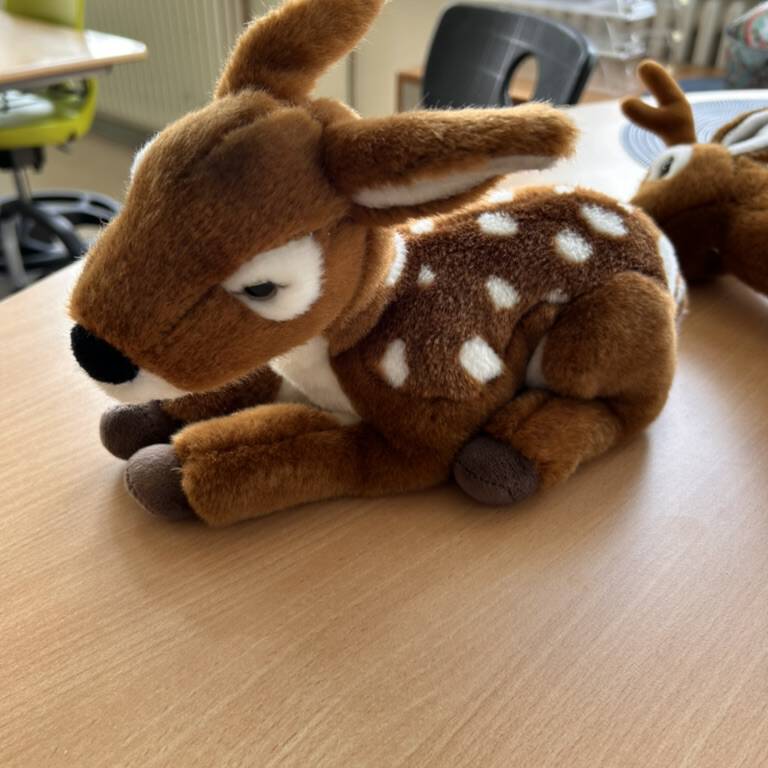 ein PlüschReh in klein